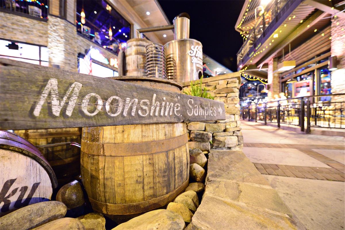 Ole Smoky Moonshine in downtown Gatlinburg